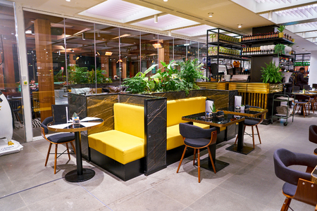 ROME, ITALY - CIRCA NOVEMBER, 2017: inside a second flagship store of Rinascente in Rome.のeditorial素材