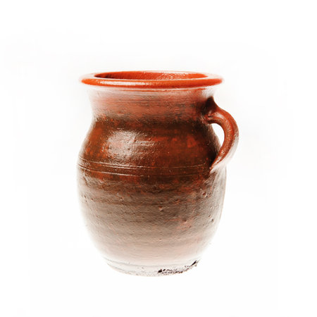 Studio shot of restaurant food, isolated on white background.の写真素材