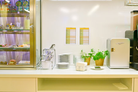 WARSAW, POLAND - CIRCA NOVEMBER, 2017: inside Preludium Executive Lounge in Warsaw Chopin Airportのeditorial素材