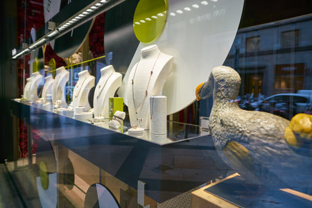 MILAN, ITALY - CIRCA NOVEMBER, 2017: a display window at DoDo store in Milan.