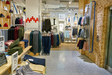 MILAN, ITALY - CIRCA NOVEMBER, 2017: inside Alcott store in Milan.