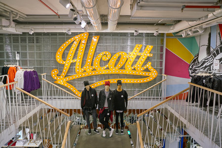 MILAN, ITALY - CIRCA NOVEMBER, 2017: inside Alcott store in Milan.