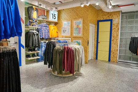 MILAN, ITALY - CIRCA NOVEMBER, 2017: inside Alcott store in Milan.