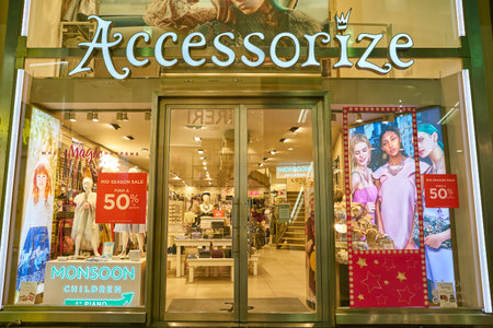 MILAN, ITALY - CIRCA NOVEMBER, 2017: entrance at Accessorize store in Milan.