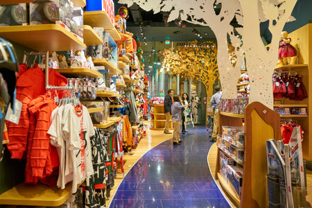 MILAN, ITALY - CIRCA NOVEMBER, 2017: inside Disney Store in Milan, Italy.のeditorial素材