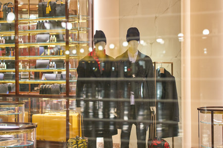 MILAN, ITALY - CIRCA NOVEMBER, 2017: a store at Galleria Vittorio Emanuele II.