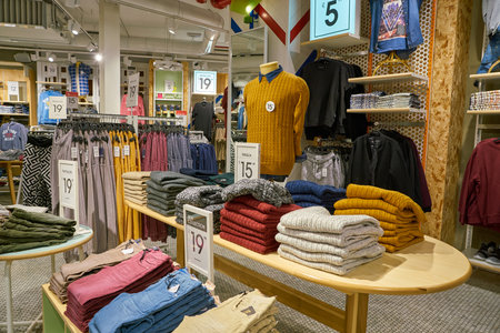 MILAN, ITALY - CIRCA NOVEMBER, 2017: inside Alcott store in Milan.