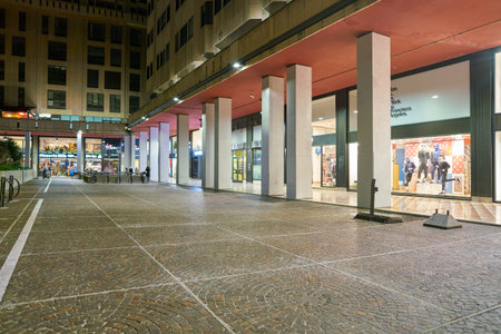 MILAN, ITALY - CIRCA NOVEMBER, 2017: Milan urban landscape. Milan is a city in northern Italy, capital of Lombardy.のeditorial素材