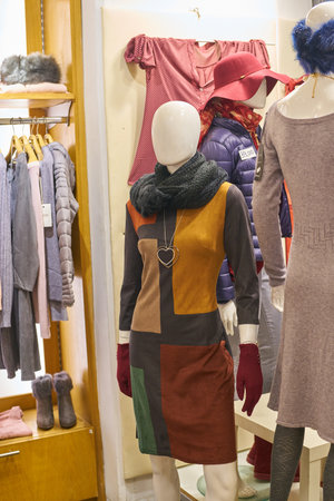 ROME, ITALY - CIRCA NOVEMBER, 2017: interior shot of a store in Rome.のeditorial素材