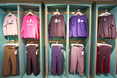 ROME, ITALY - CIRCA NOVEMBER, 2017: interior shot of Alcott store in Rome.のeditorial素材