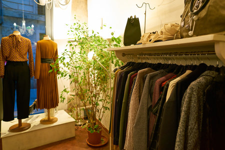 ROME, ITALY - CIRCA NOVEMBER, 2017: interior shot of a shop in Rome.のeditorial素材