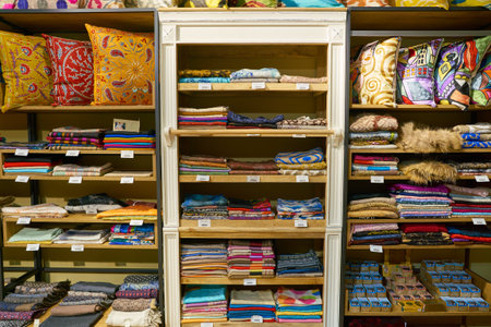 ROME, ITALY - CIRCA NOVEMBER, 2017: interior shot of a shop in Rome.のeditorial素材