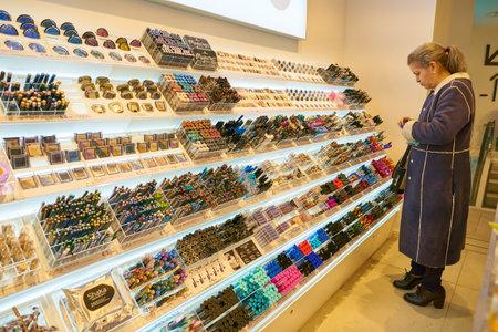 ROME, ITALY - CIRCA NOVEMBER, 2017: cosmetics on display at a store in Rome