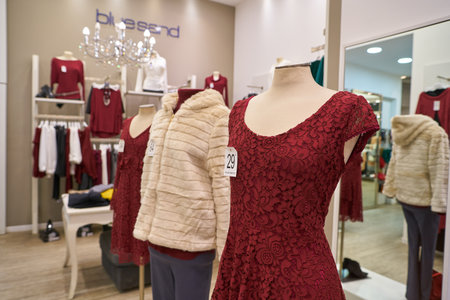 ROME, ITALY - CIRCA NOVEMBER, 2017: interior shot of a Blue Sand store in Rome.のeditorial素材