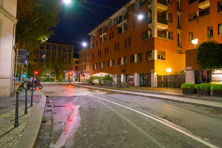 MILAN, ITALY - CIRCA NOVEMBER, 2017: Milan urban landscape. Milan is a city in northern Italy.のeditorial素材