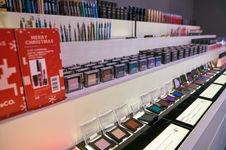ROME, ITALY - CIRCA NOVEMBER, 2017: cosmetics on display at a store in Romeのeditorial素材