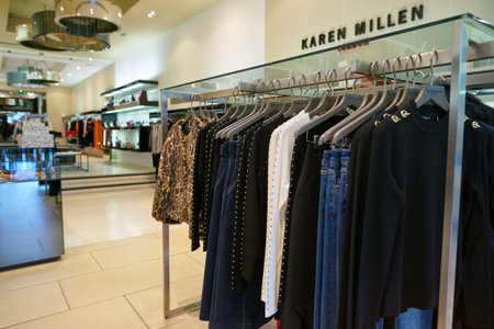 DUSSELDORF, GERMANY - CIRCA SEPTEMBER, 2018: interior shot of a shop in Dusseldorf.