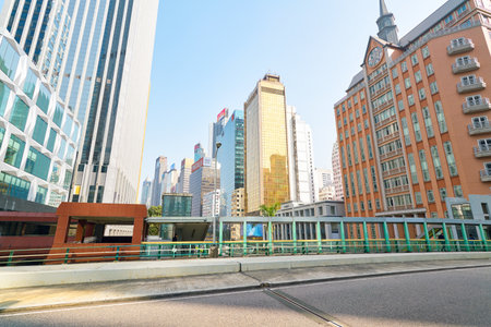 HONG KONG, CHINA - CIRCA JANUARY, 2019: Hong Kong in the daytime.のeditorial素材