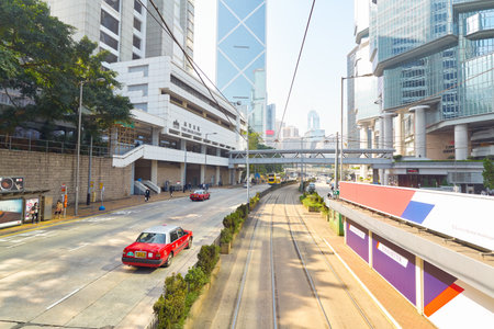 HONG KONG, CHINA - CIRCA JANUARY, 2019: Hong Kong in the daytime.のeditorial素材