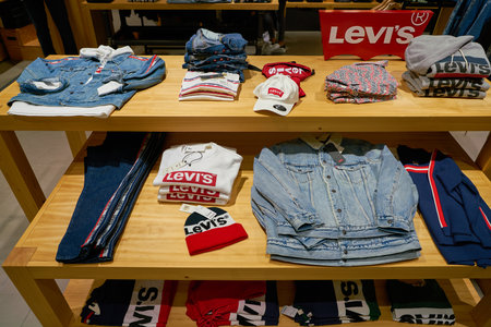 ZURICH, SWITZERLAND - CIRCA OCTOBER, 2018: interior shot of Jelmoli department store in Zurich.のeditorial素材