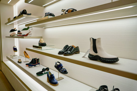 ZURICH, SWITZERLAND - CIRCA OCTOBER, 2018: interior shot of Jelmoli department store in Zurich.のeditorial素材