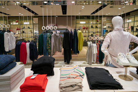 ZURICH, SWITZERLAND - CIRCA OCTOBER, 2018: interior shot of a store in Zurich.
