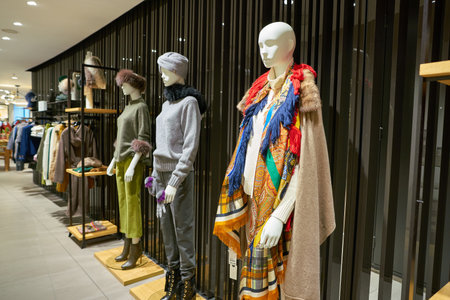 ZURICH, SWITZERLAND - CIRCA OCTOBER, 2018: interior shot of Jelmoli department store in Zurich.のeditorial素材