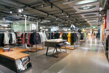 ZURICH, SWITZERLAND - CIRCA OCTOBER, 2018: interior shot of Jelmoli department store in Zurich.