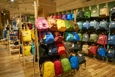 COLOGNE, GERMANY - CIRCA OCTOBER, 2018: interior shot of Globetrotter store in Cologne.