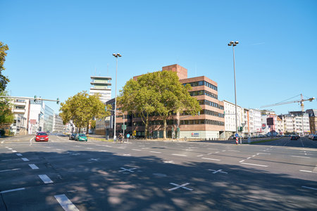 COLOGNE, GERMANY - CIRCA SEPTEMBER, 2019: Cologne urban landscape.