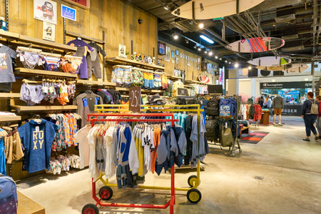 MOSCOW, RUSSIA - CIRCA MAY, 2019: interior shot of a store in Moscow.