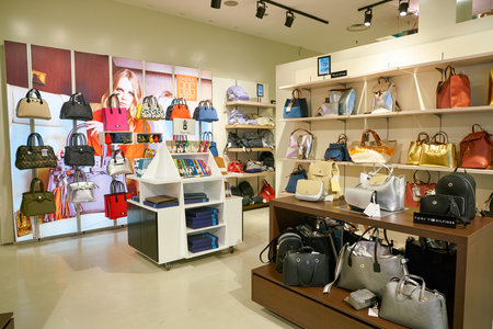 VENICE, ITALY - CIRCA MAY, 2019: interior shot of "Coin" department store.のeditorial素材