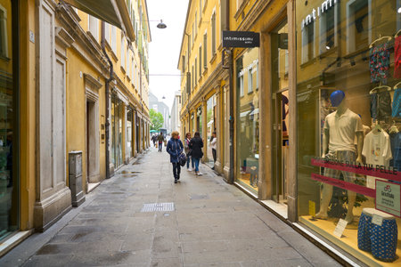 VENICE, ITALY - CIRCA MAY, 2019: storefront of a Intimissimi shop in Venice.のeditorial素材