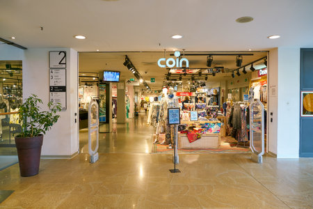 VENICE, ITALY - CIRCA MAY, 2019: interior shot of "Coin" department store.のeditorial素材