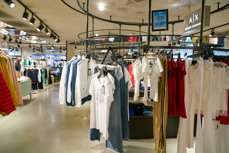 VENICE, ITALY - CIRCA MAY, 2019: interior shot of Coin department store.