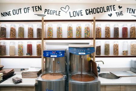 VENICE, ITALY - CIRCA MAY, 2019: interior shot of a shop in Venice.のeditorial素材