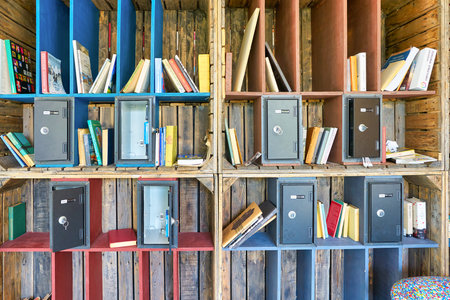 VENICE, ITALY - CIRCA MAY, 2019: interior shot of Anda Venice Hostel in Mestre.