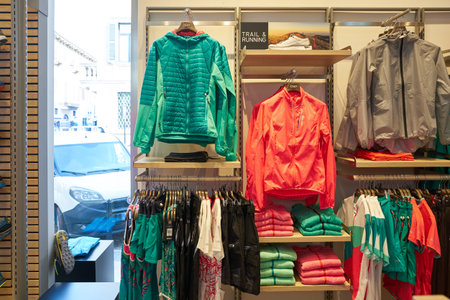 VERONA, ITALY - CIRCA MAY, 2019: interior shot of a CMP store in Verona.のeditorial素材