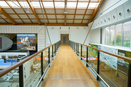 VENICE, ITALY - CIRCA MAY, 2019: interior shot of Venice Marco Polo Airport.のeditorial素材