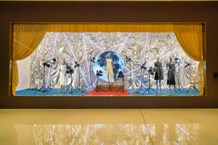 SHENZHEN, CHINA - CIRCA APRIL, 2019: interior shot of MixC Shenzhen Bay shopping mall.