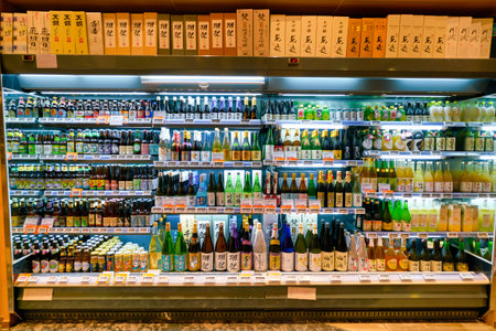 SHENZHEN, CHINA - CIRCA APRIL, 2019: interior shot of Ole' Wine Cellar in Shenzhen.のeditorial素材