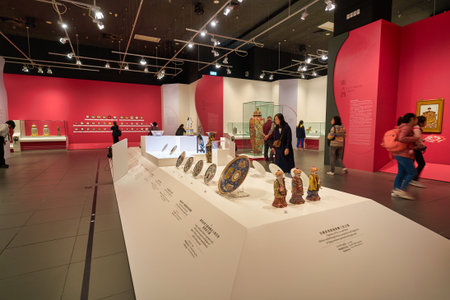 HONG KONG, CHINA - CIRCA JANUARY, 2019: inside Hong Kong Heritage Museum.