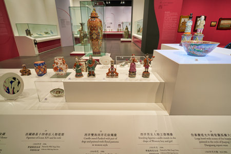 HONG KONG, CHINA - CIRCA JANUARY, 2019: inside Hong Kong Heritage Museum.のeditorial素材