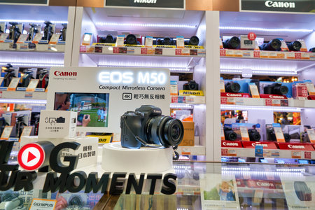 HONG KONG, CHINA - CIRCA JANUARY, 2019: goods on display at a store in Hong Kong.のeditorial素材