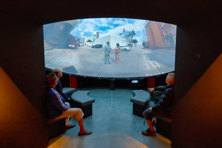 HONG KONG, CHINA - CIRCA JANUARY, 2019: interior shot of 90 Years of Public Service Broadcasting in...