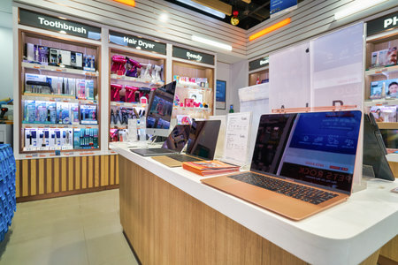 HONG KONG, CHINA - CIRCA JANUARY, 2019: interior shot of a store in Hong Kong.