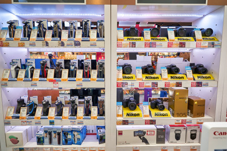 HONG KONG, CHINA - CIRCA JANUARY, 2019: goods on display at a store in Hong Kong.のeditorial素材