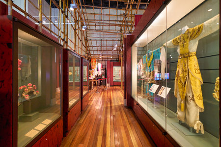 HONG KONG, CHINA - CIRCA JANUARY, 2019: inside Hong Kong Heritage Museum.のeditorial素材