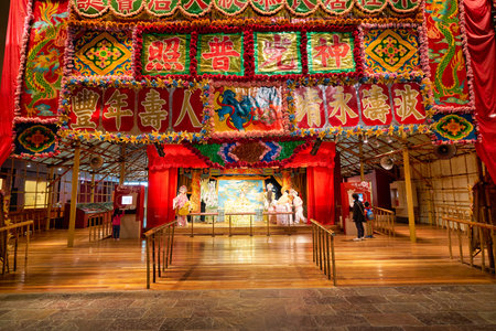 HONG KONG, CHINA - CIRCA JANUARY, 2019: inside Hong Kong Heritage Museum.のeditorial素材