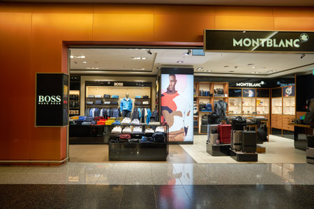 FRANKFURT AM MAIN, GERMANY - CIRCA JANUARY, 2020: interior shot of Frankfurt am Main Airport.
